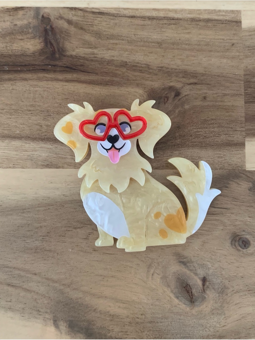 Erstwilder Valentino Pupperino dog Brooch NWOT